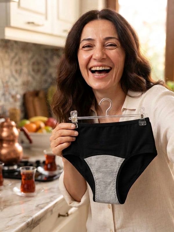 Gülerken bile kuru